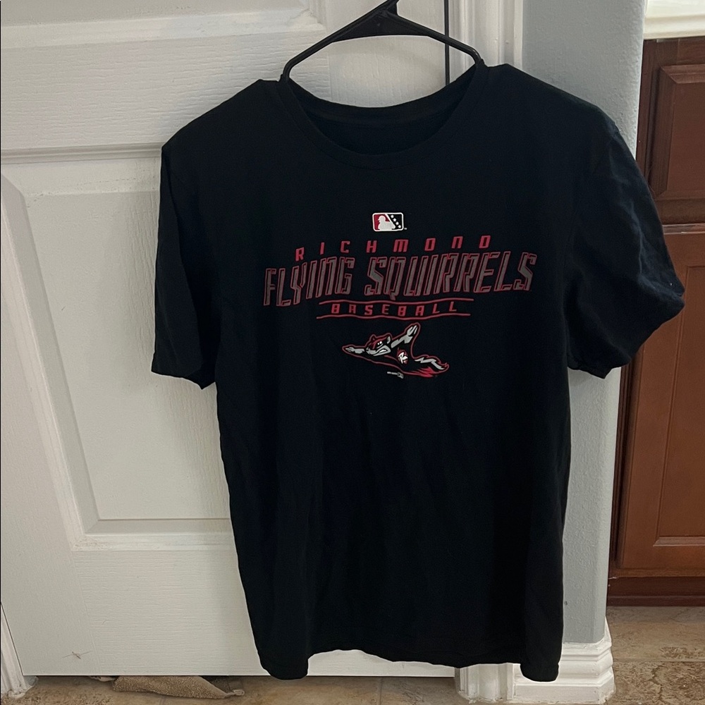 Richmond Flying Squirrels Black T-Shirt
